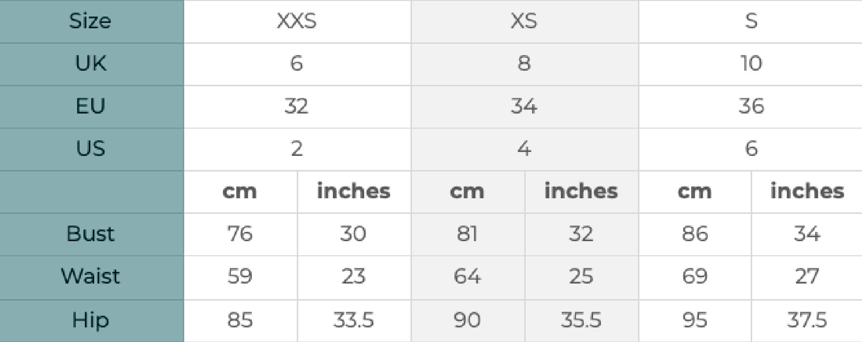 Size Guide 6