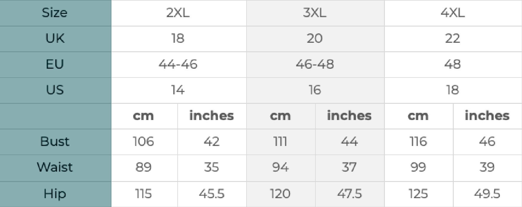 Size Guide 8